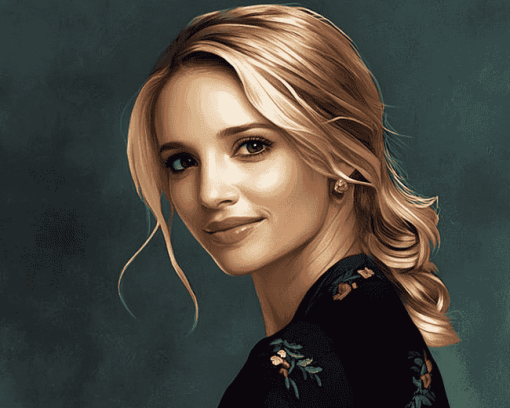 Aesthetic Dianna Agron Celebrity Diamond Painting