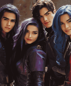 Aesthetic Disney Descendants Diamond Painting