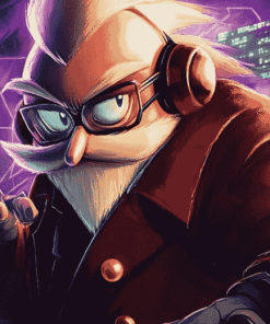 Aesthetic Doctor Eggman Sonic Diamond Painting