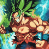 Aesthetic Dragon Ball Broly Diamond Painting