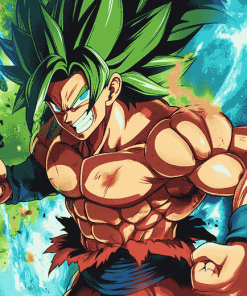 Aesthetic Dragon Ball Broly Diamond Painting