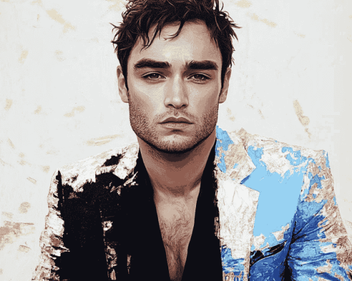 Aesthetic Ed Westwick Celebrity Diamond Painting