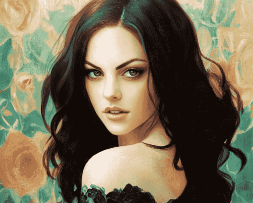 Aesthetic Elizabeth Gillies Diamond Painting