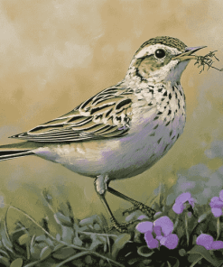 Aesthetic Eurasian Skylark Diamond Painting