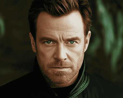 Aesthetic Ewan Mcgregor Celebrity Diamond Painting