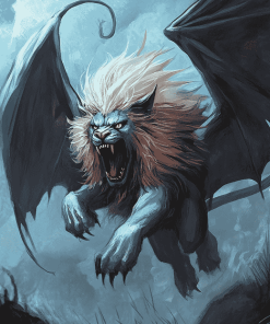 Aesthetic Fantasy Manticore Diamond Painting