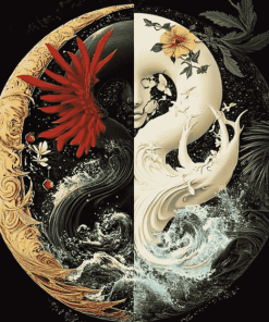 Aesthetic Fantasy Yin Yang Diamond Painting