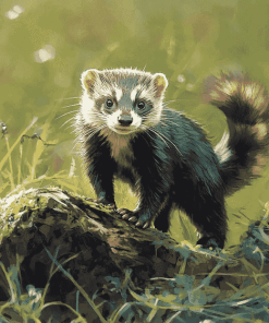 Aesthetic Ferret Diamond Painting