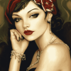 Aesthetic Flapper Girls Diamond Painting