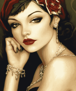 Aesthetic Flapper Girls Diamond Painting