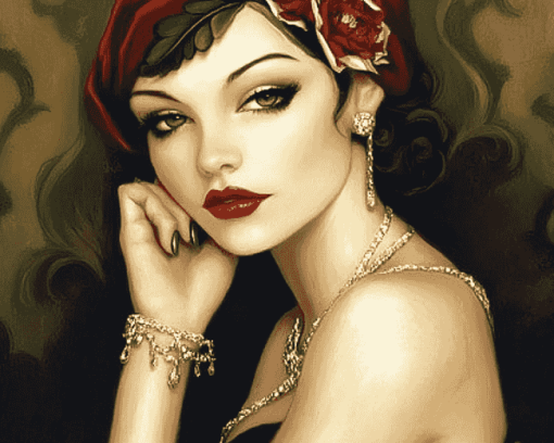 Aesthetic Flapper Girls Diamond Painting