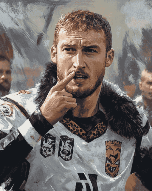 Aesthetic Footballer Dejan Kulusevski Diamond Painting