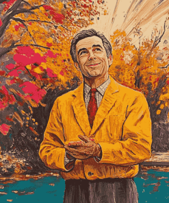 Aesthetic Fred Rogers Diamond Painting