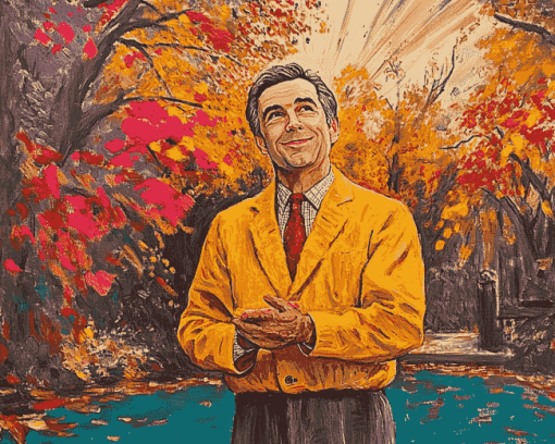 Aesthetic Fred Rogers Diamond Painting