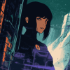 Aesthetic Ghost In The Shell Anime Diamond Painting