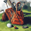 Aesthetic Golf Equipment Diamond Painting