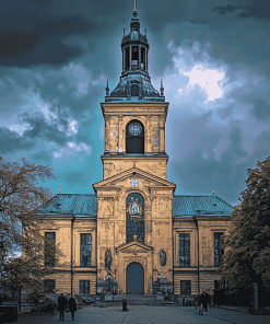 Aesthetic Gothenburg Cathedral Diamond Painting