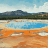 Aesthetic Grand Prismatic Landscapes Diamond Painting