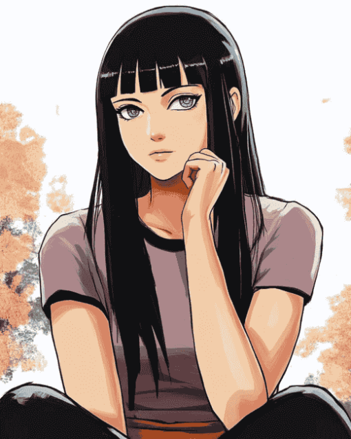 Aesthetic Hinata Hyuga Anime Diamond Painting