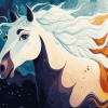 Aesthetic Horses Spirit Diamond Painting