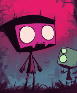 Aesthetic Invader Zim Animation Diamond Painting