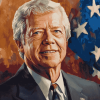 Aesthetic Jimmy Carter Diamond Painting