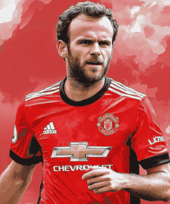 Aesthetic Juan Mata Soccer Star Diamond Painting