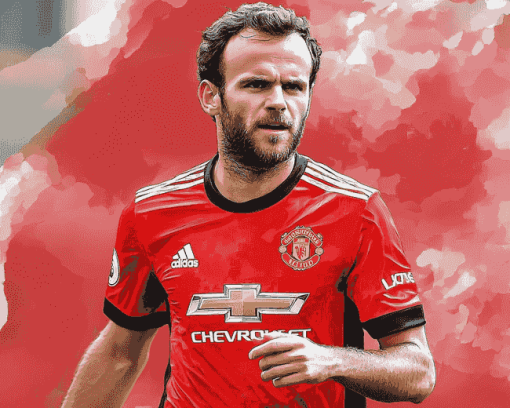 Aesthetic Juan Mata Soccer Star Diamond Painting