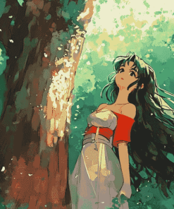 Aesthetic Kagome Higurashi Inuyasha Diamond Painting