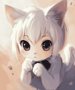 Aesthetic Koneko Anime Diamond Painting