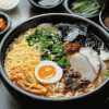 Aesthetic Korean Ramen Meals Diamond Painting