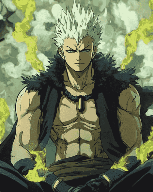 Aesthetic Laxus Dreyar Anime Diamond Painting