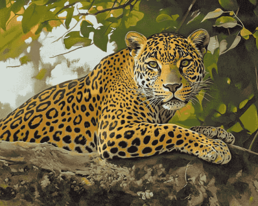 Aesthetic Leopard Diamond Painting