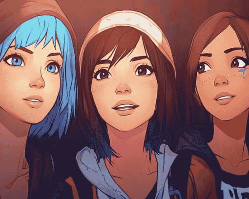 Aesthetic Life Is Strange Girls Diamond Painting