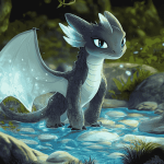 Aesthetic Lightfury Dragon Diamond Painting