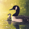 Aesthetic Loon Bird Diamond Painting