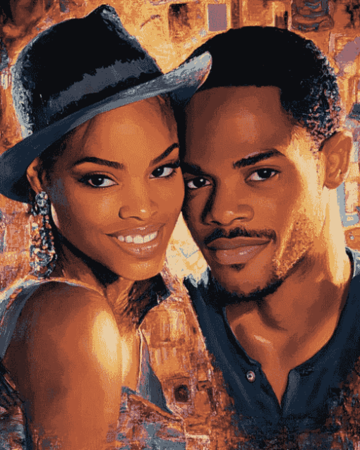 Aesthetic Love Jones Movie Diamond Painting