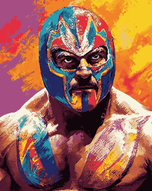 Aesthetic Lucha WWE Champions Diamond Painting