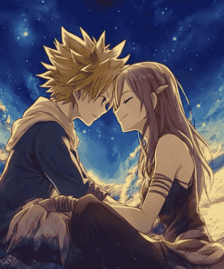 Aesthetic Lucy Natsu Anime Diamond Painting