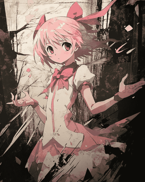 Aesthetic Madoka Magica Anime Diamond Painting