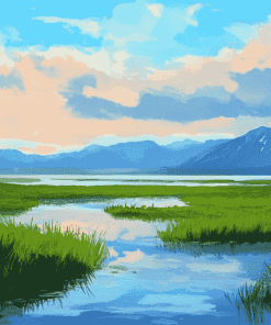 Aesthetic Marsh Landscapes Diamond Painting