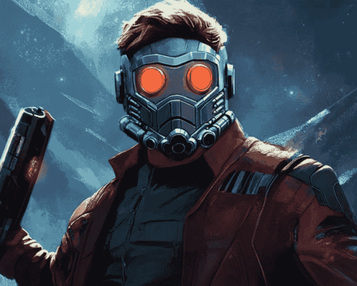 Aesthetic Marvel Starlord Diamond Painting