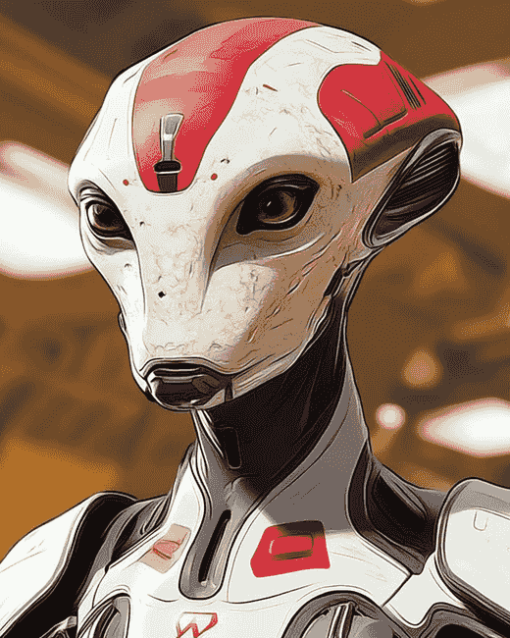 Aesthetic Mordin Solus Character Diamond Painting