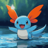 Aesthetic Mudkip Pokemon Diamond Painting