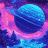 Aesthetic Neptune Space Diamond Painting