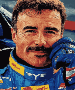 Aesthetic Nigel Mansell Racing Diamond Painting