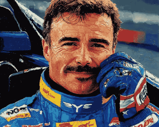 Aesthetic Nigel Mansell Racing Diamond Painting