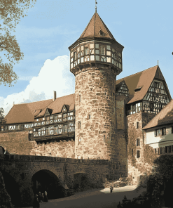 Aesthetic Nuremberg Castle Diamond Painting