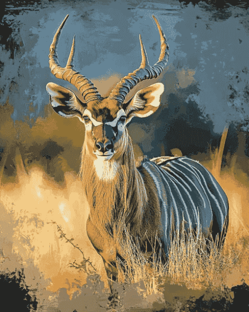 Aesthetic Nyala Wildlife Diamond Painting