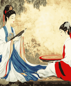 Aesthetic Oriental Diamond Painting